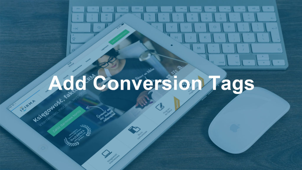 Add Conversion Tags