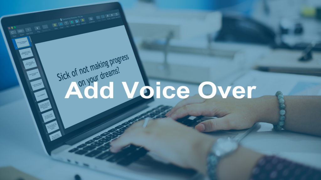 Add Voice Over