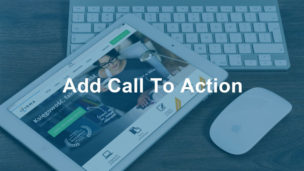 Add Call To Action