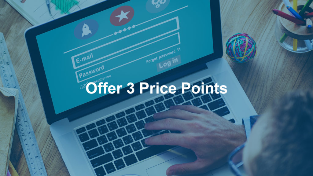 Offer 3 Price Points